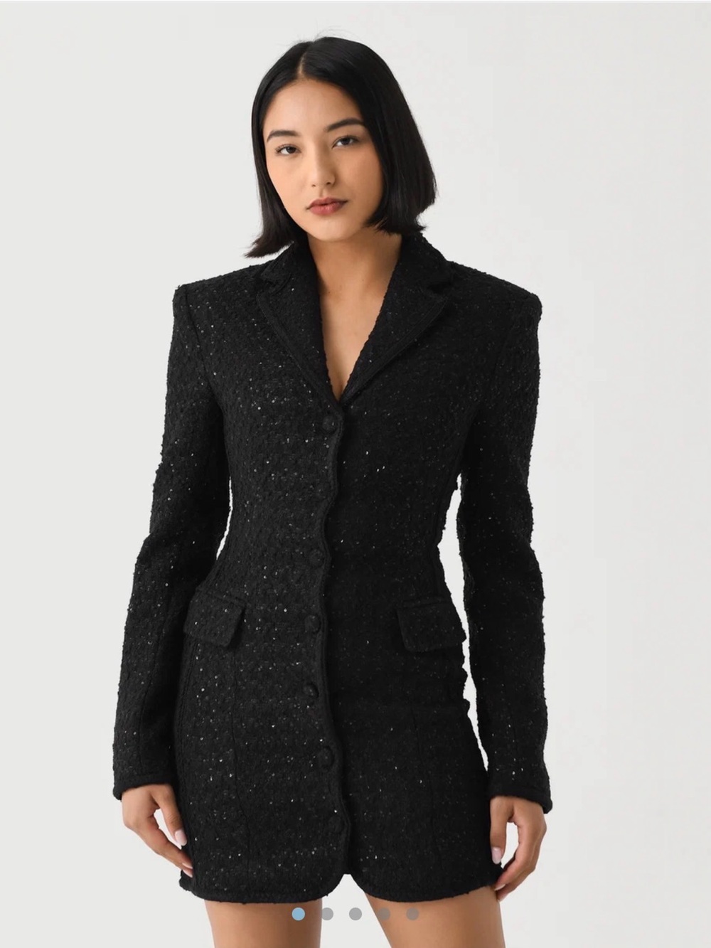 ROTATE Women's Bouclé Blazer Dress Tweed Tailored size 40 US8 firm price